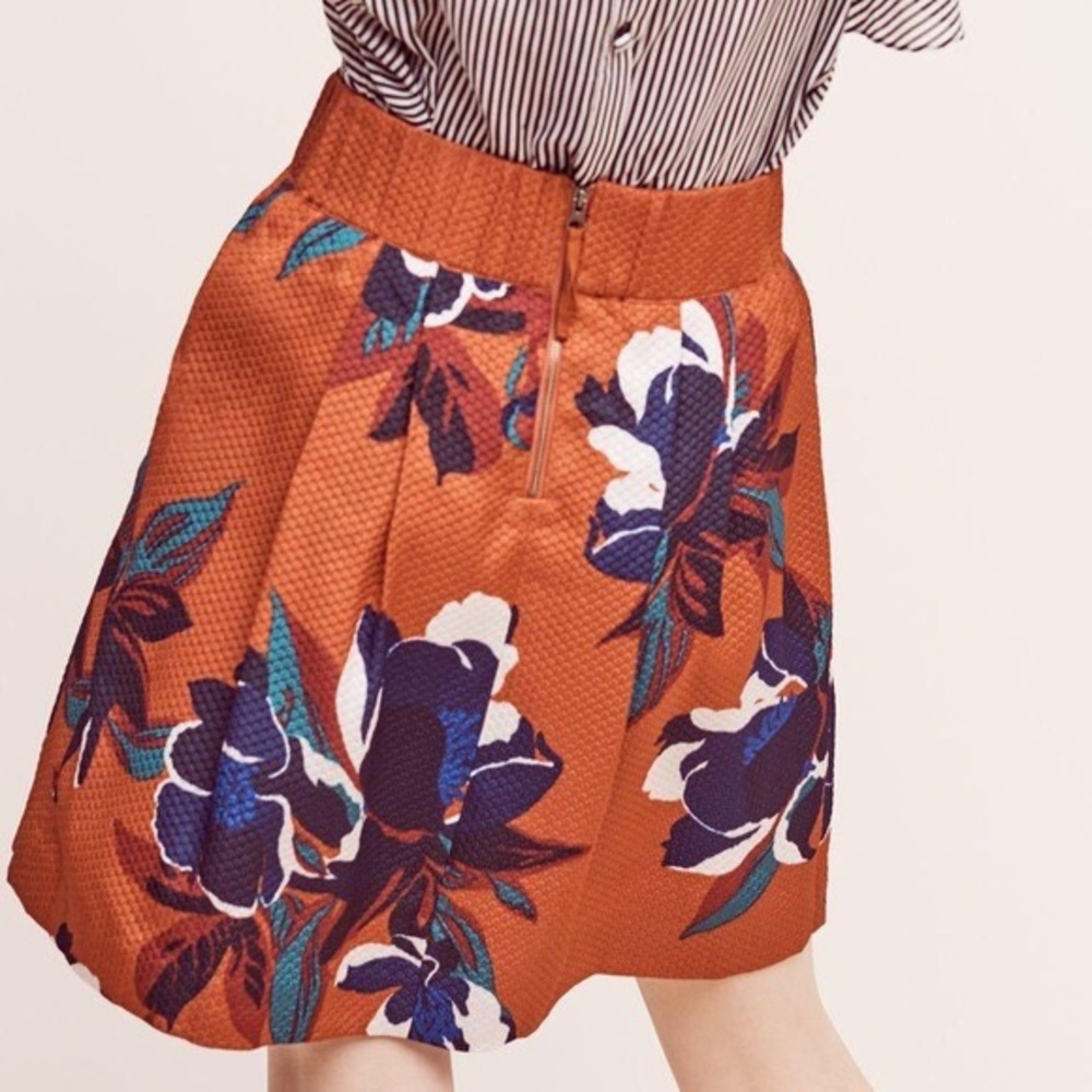 Anthropologie Maeve Maira Floral Skirt